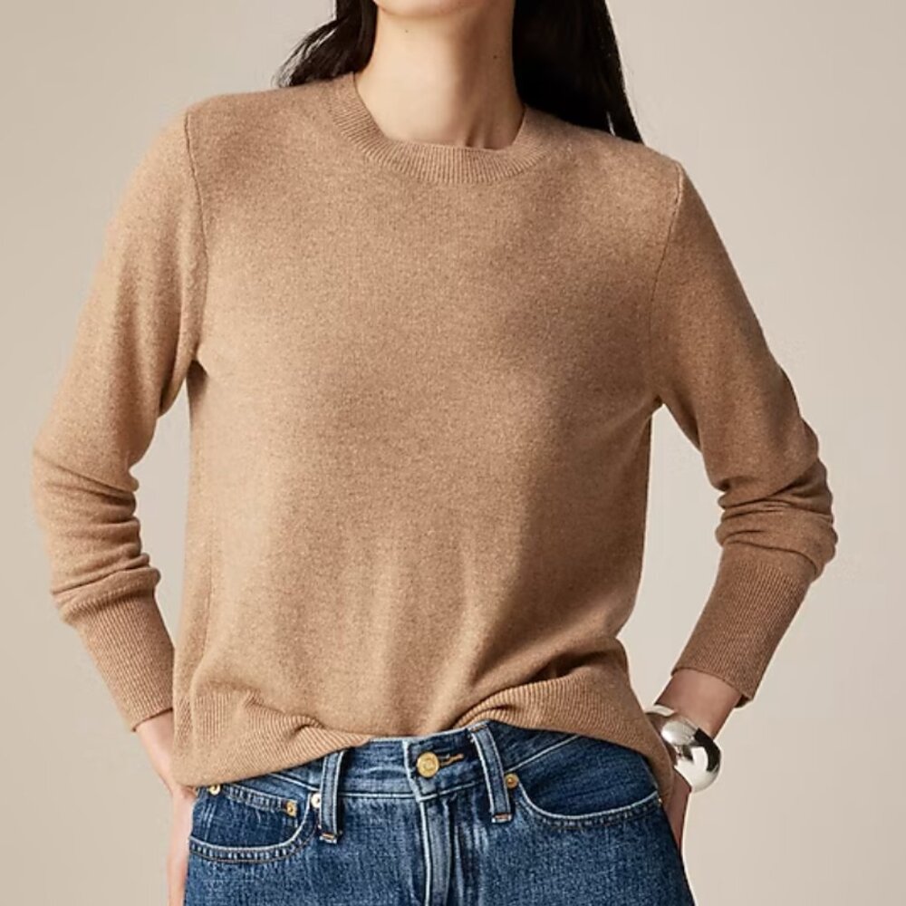 J. Crew Tan Crew Neck Sweater